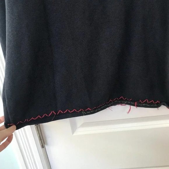 Vintage Tabi Floral Embroidered Granny  Zip Cardigan - Picture 9 of 13